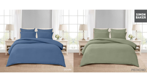 Vintage Wash Duvet Cover Sets (New) Super King +2 P/cases