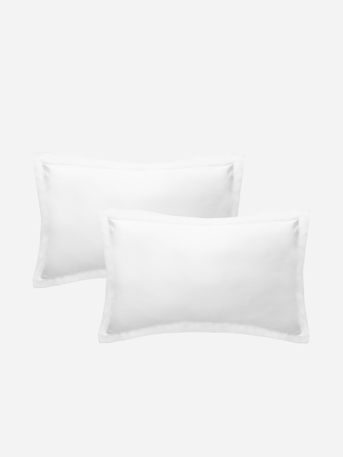 600TC Oxford Satin Stitch Oxford Egyptian Giza Cotton Pillowcases - King + 2 P/cases