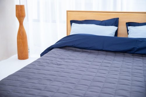 Classic Plain Dyed Polycotton Linen Duvet Covers  - Double Including 2 Pillow Cases