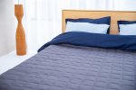Classic Plain Dyed Polycotton Linen Duvet Covers  - King Including 2 Pillow Cases